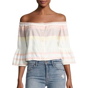 MOTHER Belle Off The Shoulder Top